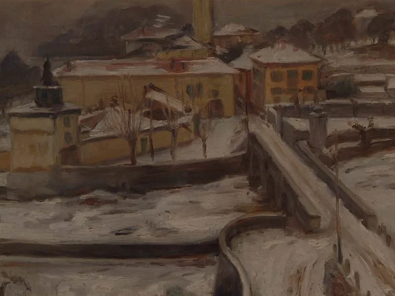 1885-Mario Tosatto - Neve a Campo